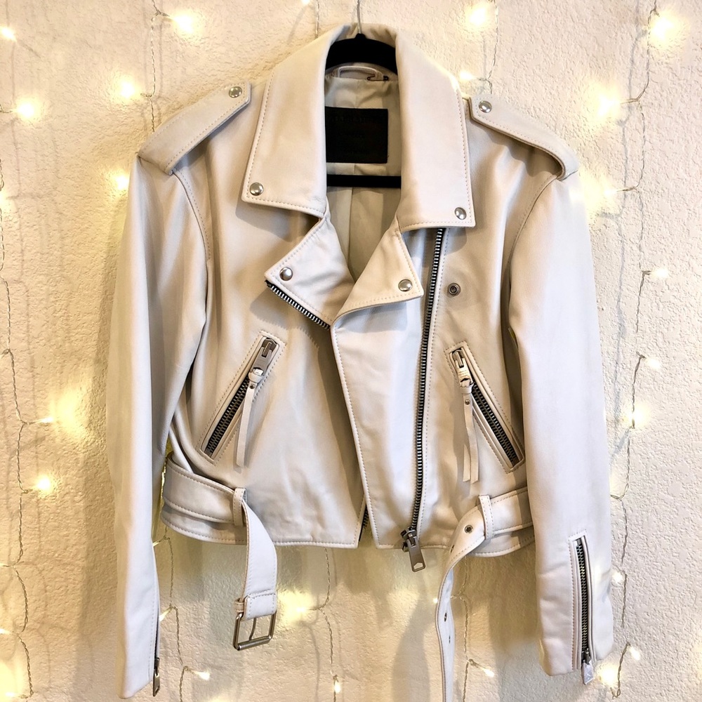 ALL SAINTS ANDERSON LEATHER BIKER JACKET 🧥